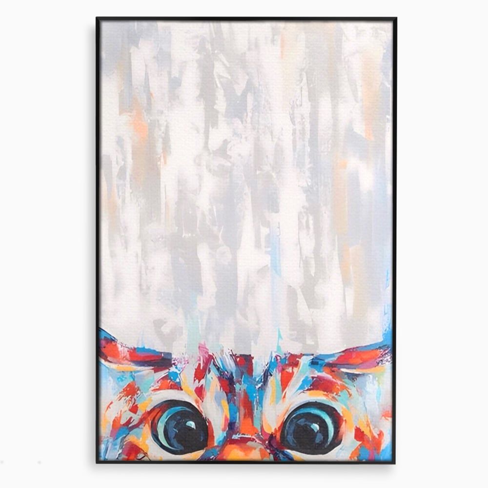 Tablou Canvas A1529, Cat Eyes , Room, Pisica, Privire, Animal, Felina, Dressing, Club Sportiv, Culori Vibrante