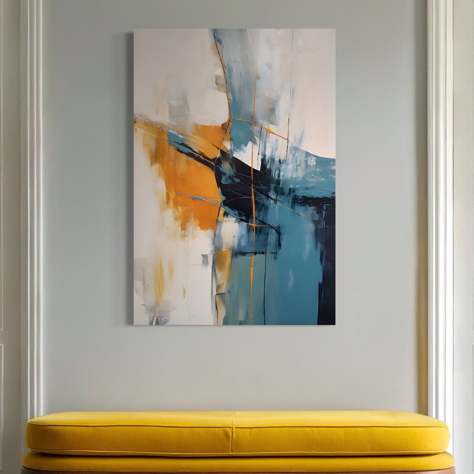 Tablou canvas decorativ cu tablou canvas cu pictura abstracta