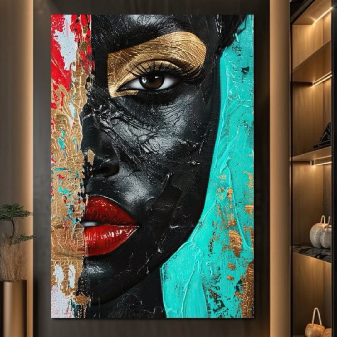 Tablou canvas cu tablou canvas cu portretul unei femei