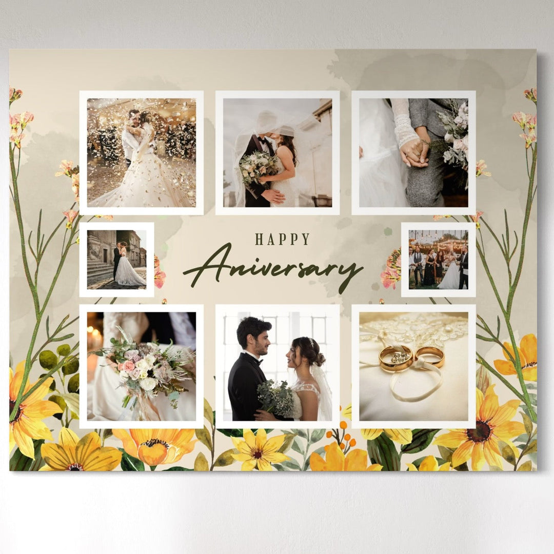 Tablou canvas cu tablou canvas personalizat cu fotografii de cuplu