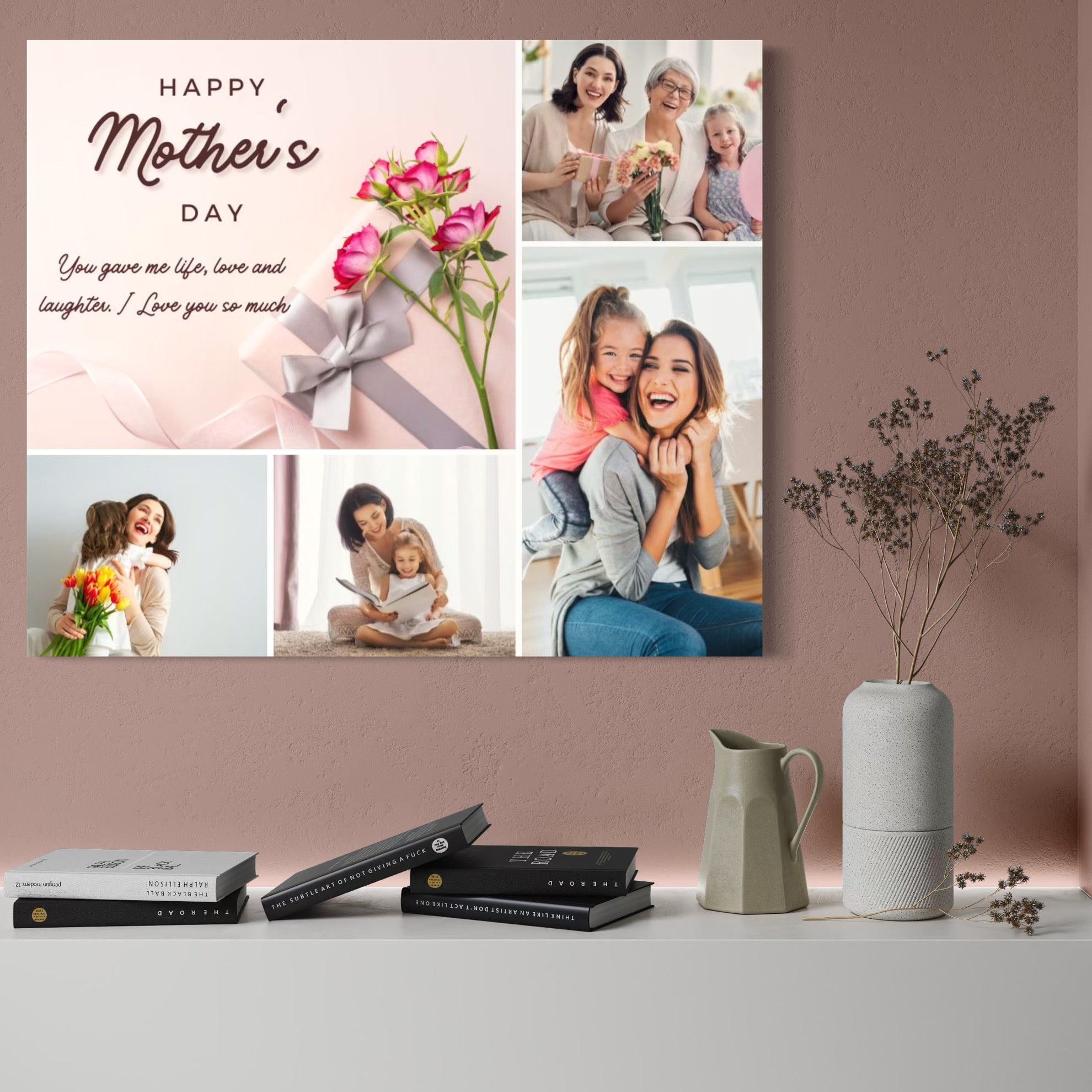 Tablou canvas decorativ cu tablou canvas personalizat cu colaj foto