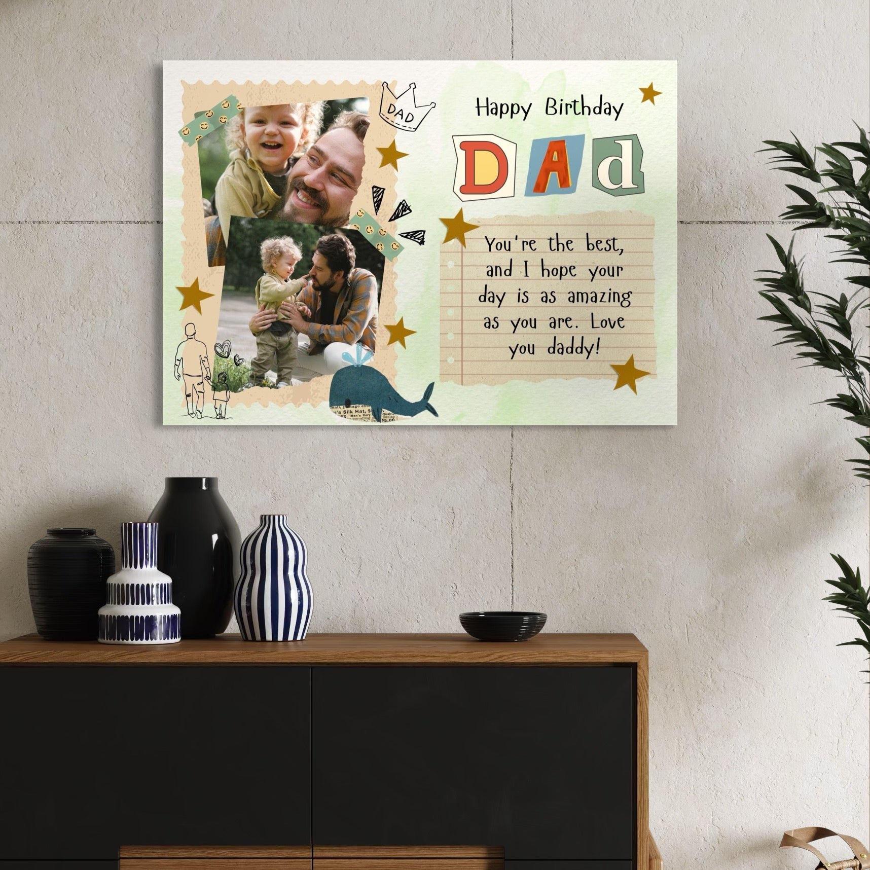 Tablou canvas decorativ cu tablou canvas personalizat cu fotografii de familie
