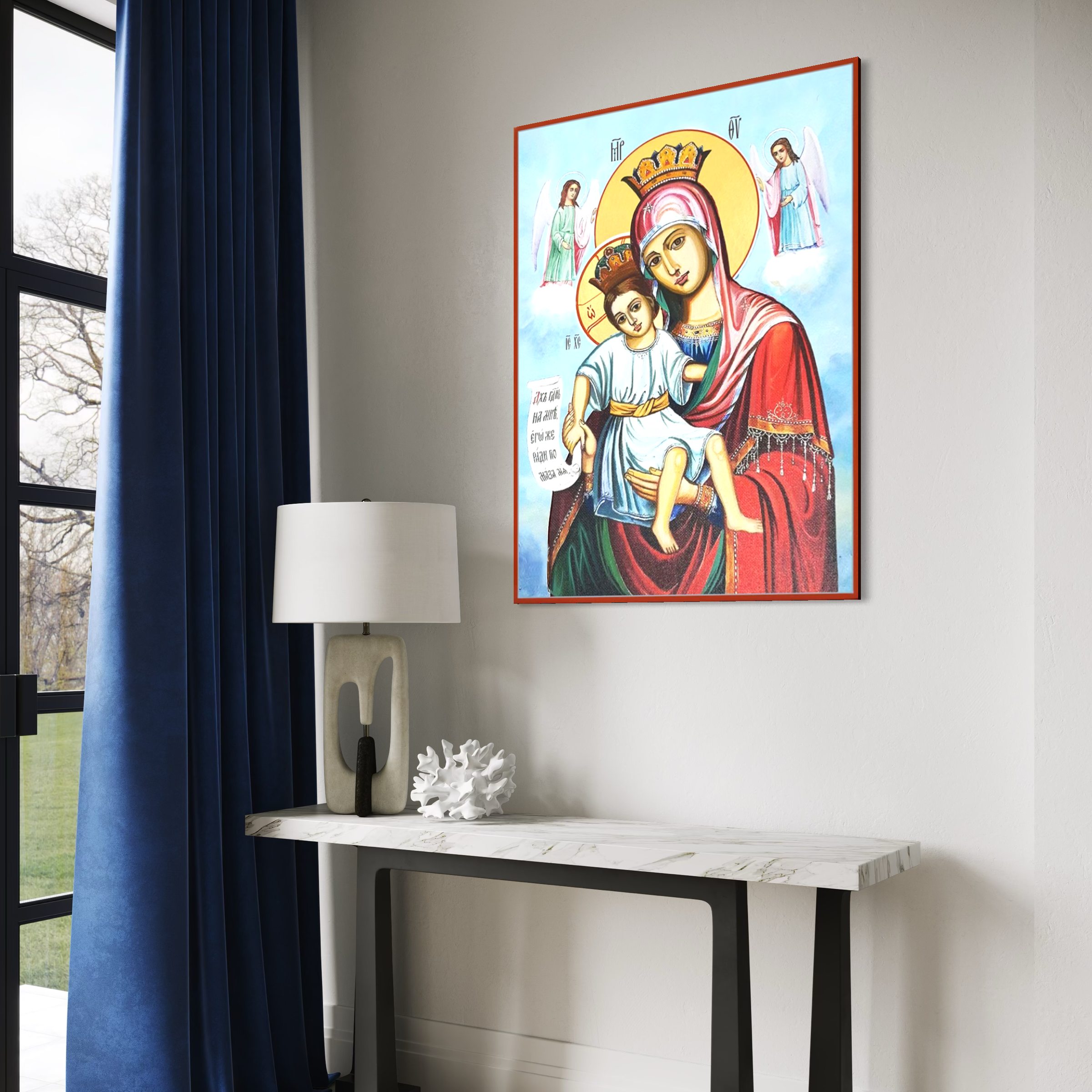 Tablou canvas decorativ cu tablou canvas cu icoana ortodoxa