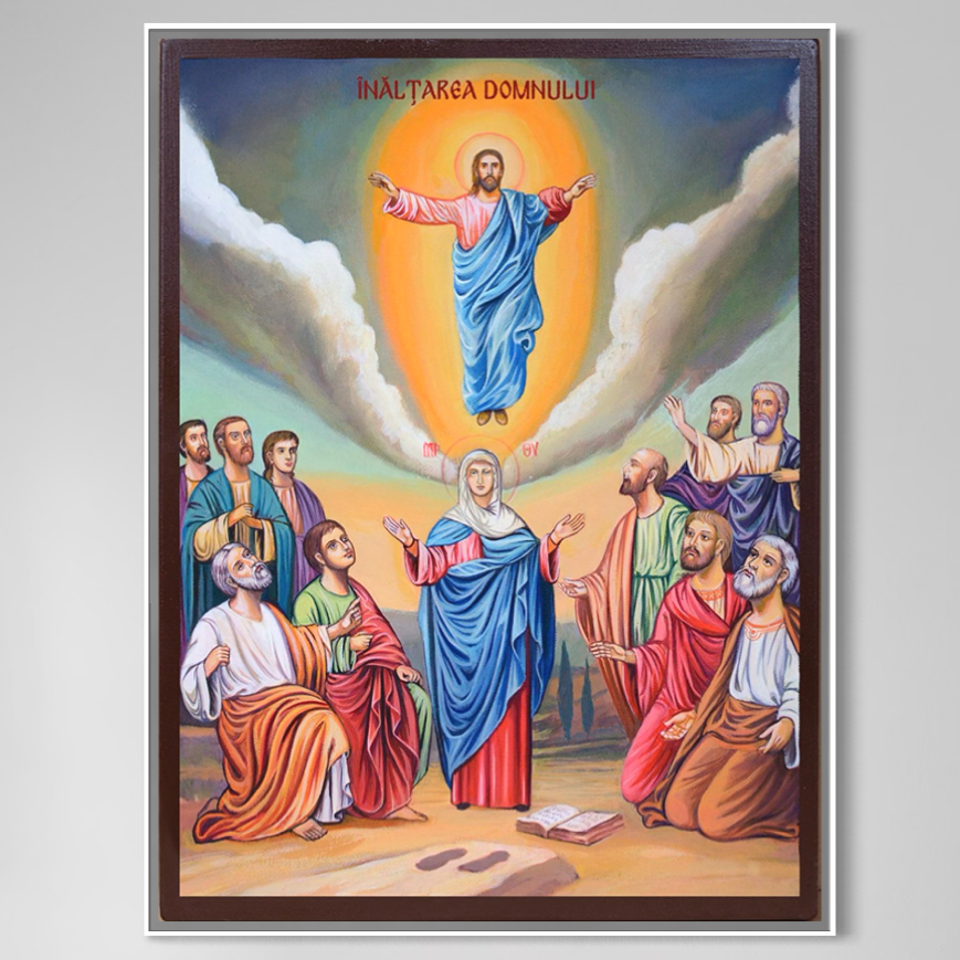 Icoana cu inaltarea domnului, tablou canvas pentru perete