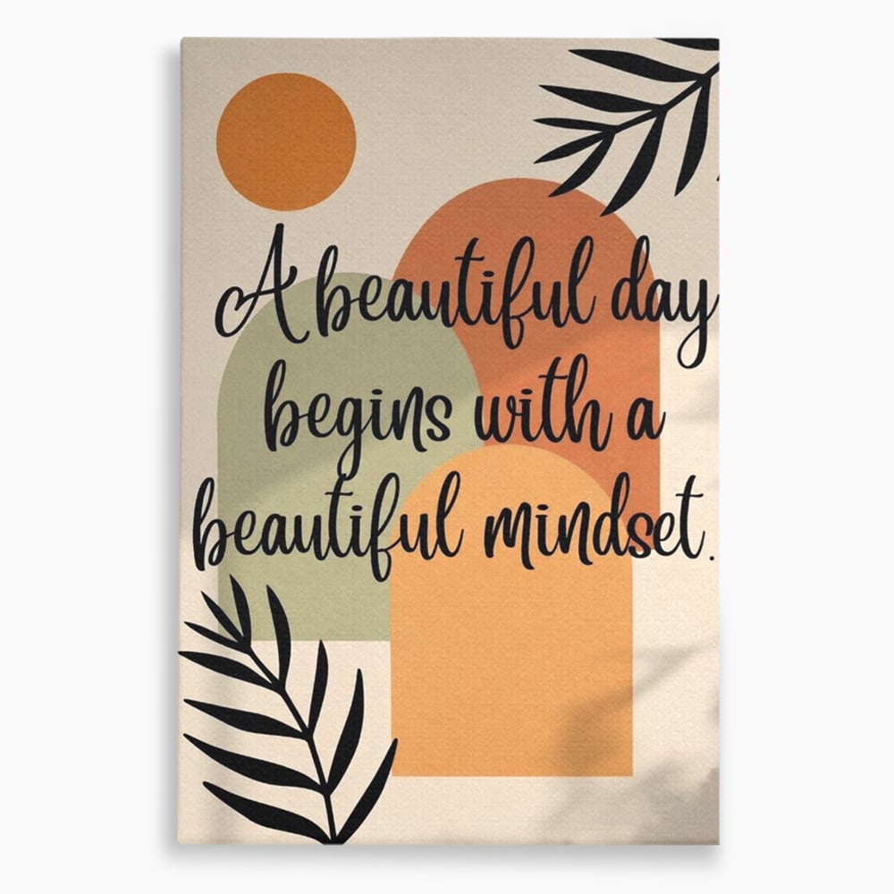 Tablou canvas cu tablou canvas cu mesaj motivational abstract, fara rama, pe sasiu de lemn