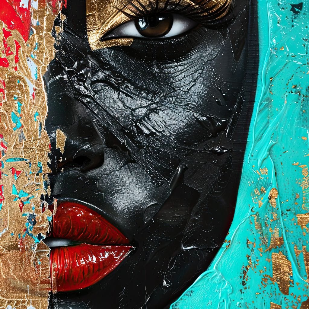 Tablou canvas cu portretul unei femei, tablou canvas pentru perete