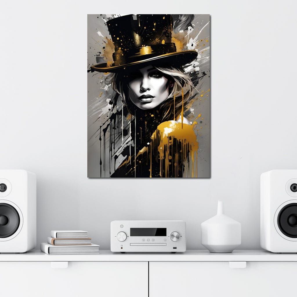 Tablou Canvas Premium LuxCanva® G1021, Palaria Destinului , Alchimie, Joben, Hipnotizare, Noapte, Destin, Arta, Cabaret, Living, Dormitor, Culori vibrante