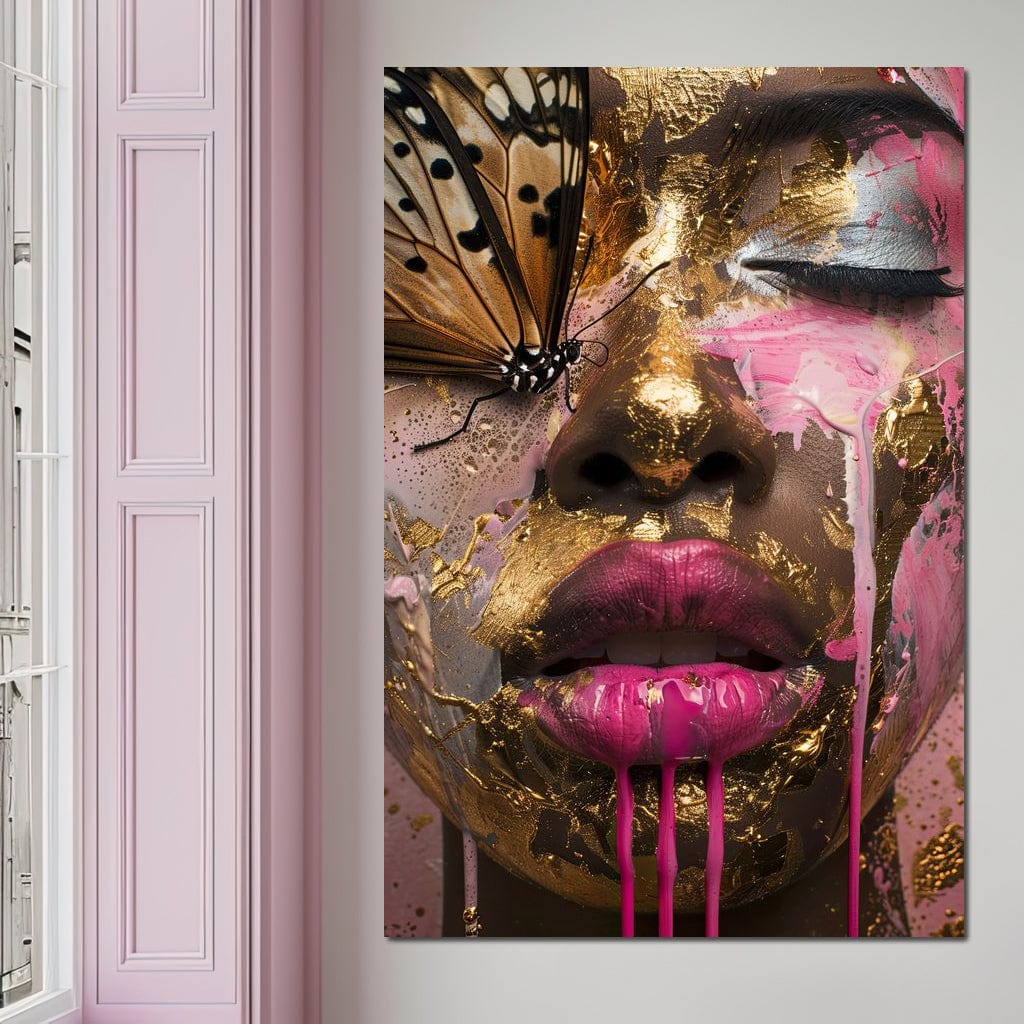 Tablou Canvas Premium LuxCanva® G1030, Efectul Fluturelui , Metamorfoza, Fluture, Sublim, Expresionism, Renastere, Living, Dormitor