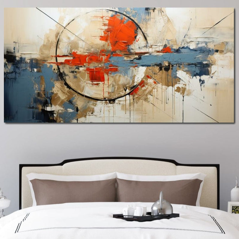 Tablou Canvas Premium, LuxCanva® J1031, Respiratia Pamantului, Ruptura, Peisaj, Reconstructie, Apus, Coliziune, Vant, Foc, Geneza, Valuri, Falii, Living, Dormitor