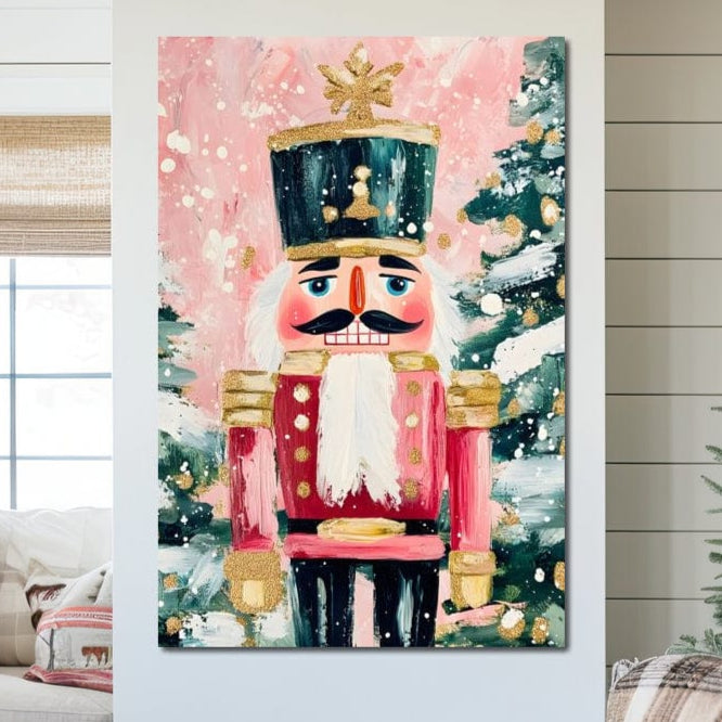 Tablou Canvas Premium, LuxCanva® D1074, Gardianul Craciunului, Spargator, Nuci, Basm, Colorat, Costum, Soldat, Poveste, Vis, Straie, Erou, Festiv, Decoratiune, Emblematic, Camera Copil, Living, Dormitor