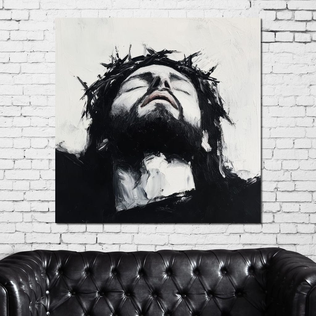 Tablou Canvas Premium LuxCanva® H1003, Durere si Mantuire , Divin, Durere, Coroana, Speranta, Iubire, Spritualitate, Spini, Living, Dormitor