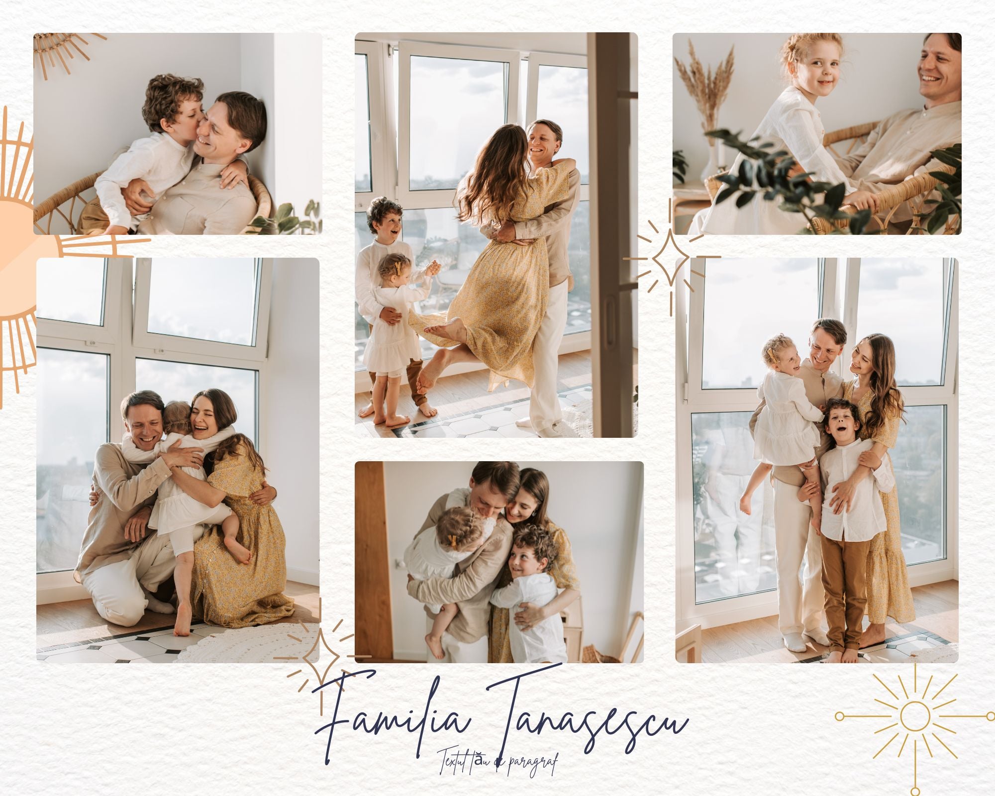 Tablou canvas cu tablou canvas cu colaj foto familie