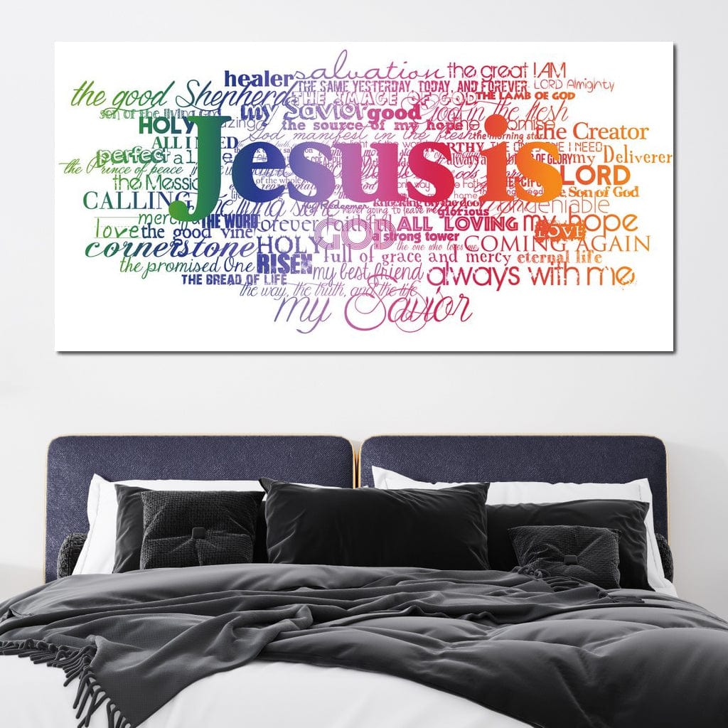 Tablou Canvas Premium LuxCanva® H1011, Cuvintele Credintei , Speranta, Mantuire, Credinta, Cuvinte, Inspiratie, Promisiune, Motivational, Living