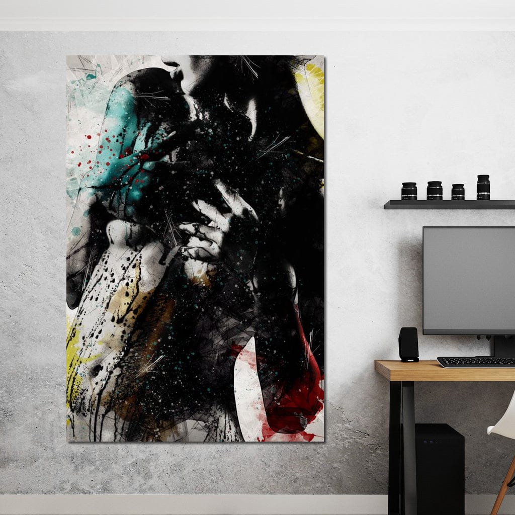 Tablou Canvas Premium LuxCanva® E1054, Fragment de Pasiune, Dorinta, Femeie, Pasiune, Haos, Trup, Living Room, Culori vibrante