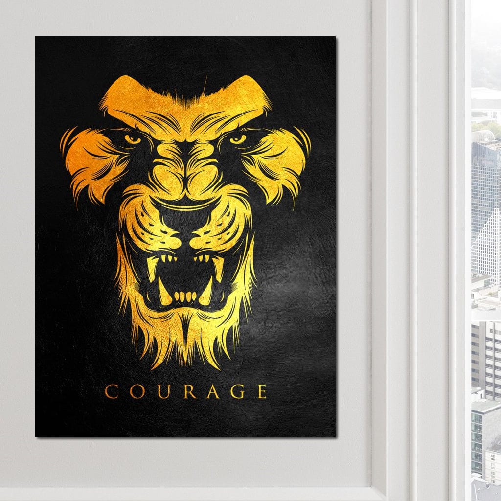 Tablou Canvas Premium LuxCanva® F1023, Privirea Succesului , Succes, Evolutie, Mentalitate, Lider, Succes, Living Room, Birou, Culori vibrante