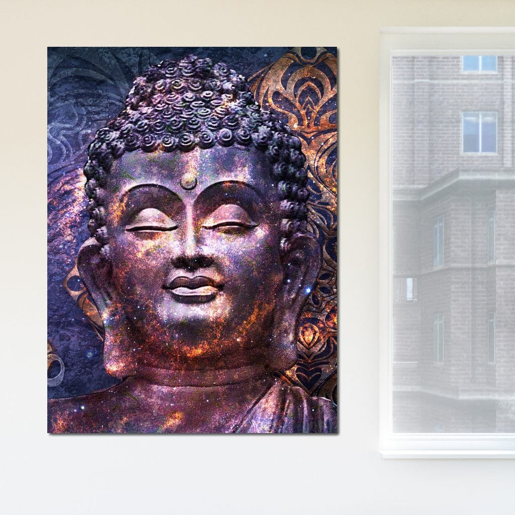 Tablou Canvas Premium LuxCanva® I109, Meditatie Astrala, Buddha, Zen, Meditatie, Pace, Iluminare, Spiritualitate, Univers, Energie, Cosmos, Urna, Living, Dormitor