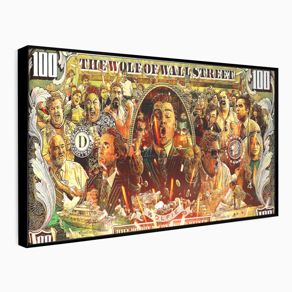 Tablou canvas cu tablou canvas cu celebrul film, in rama de aluminiu negru