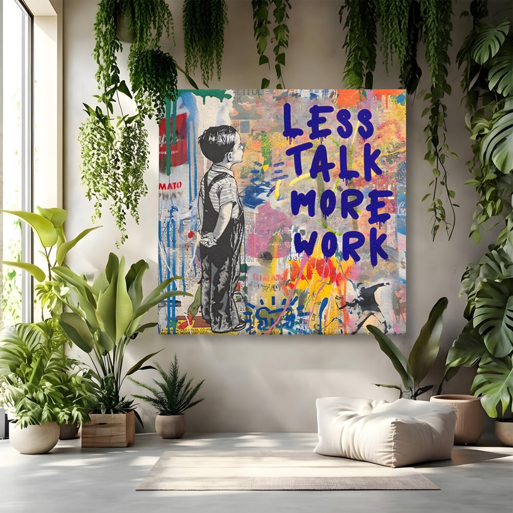 Tablou canvas cu tablou canvas cu mesaj motivational, fara rama, pe sasiu de lemn