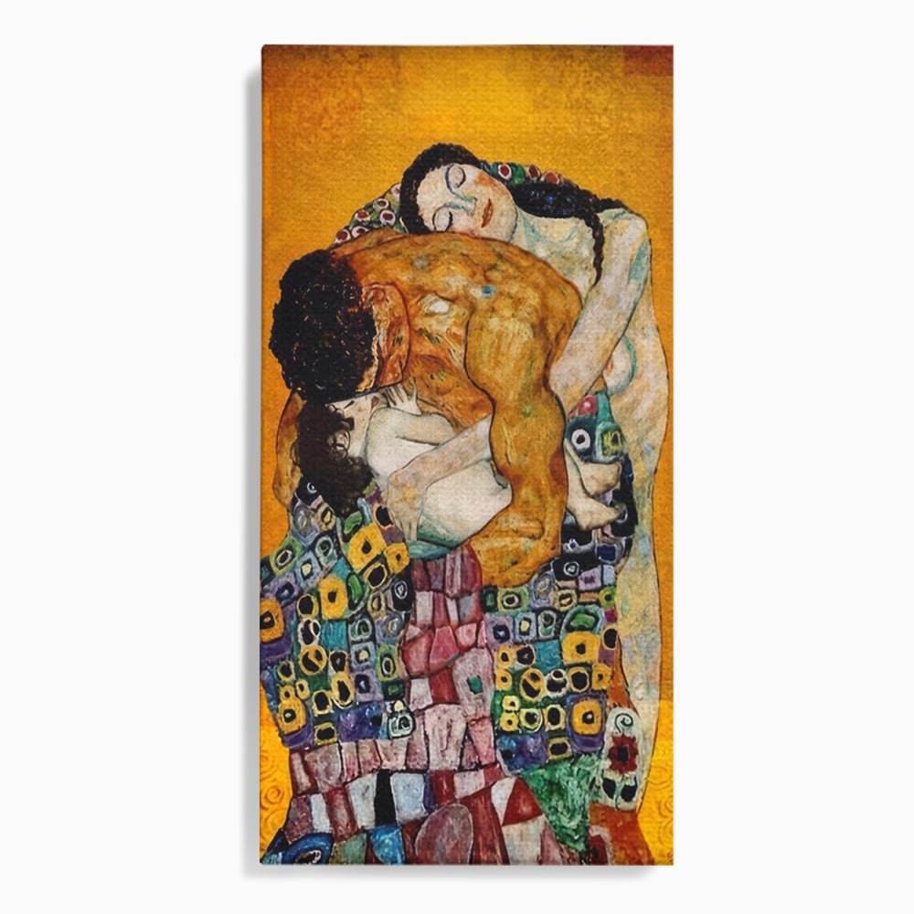 Tablou canvas cu reproducere pictura the family, fara rama, pe sasiu de lemn