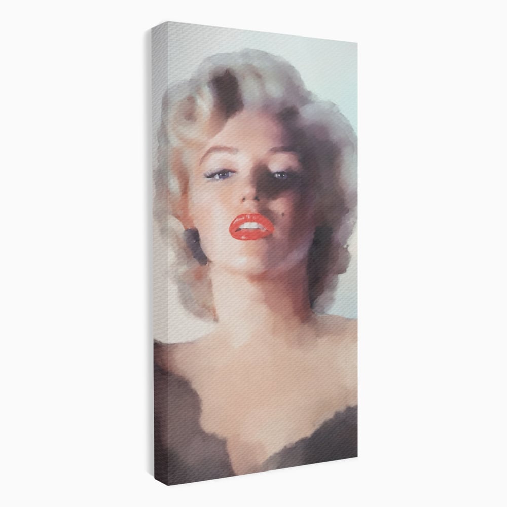 Tablou canvas cu tablou canvas cu marilyn monroe, fara rama, pe sasiu de lemn