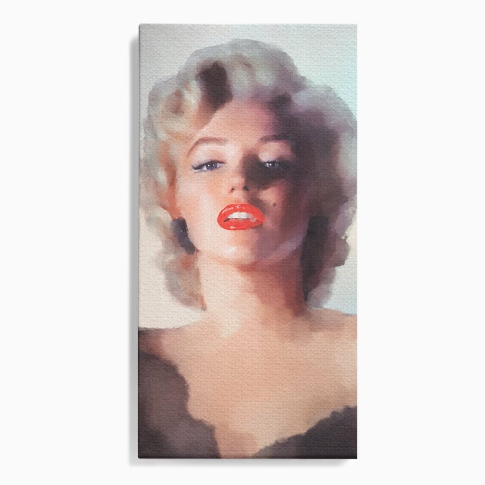 Tablou canvas cu tablou canvas cu marilyn monroe, fara rama, pe sasiu de lemn