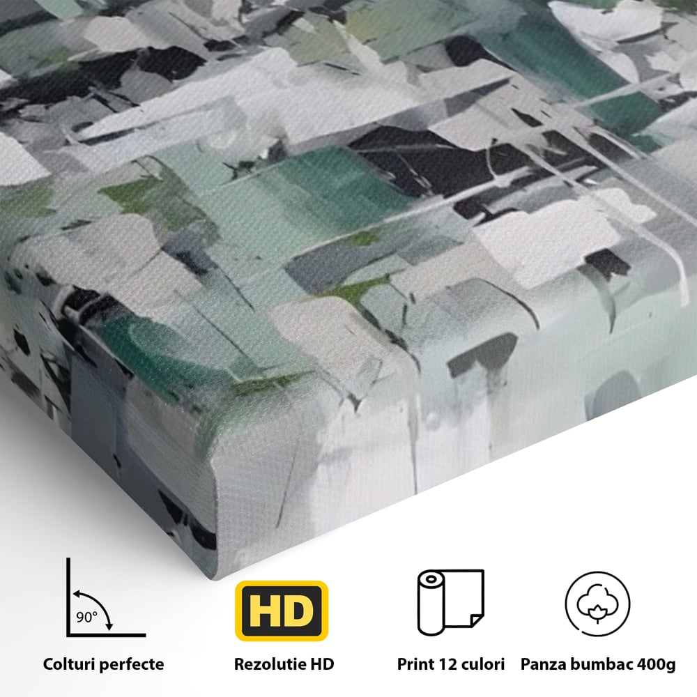 Tablou Canvas A1396, Colored Squares , Dormitor, Abstract, Patrate, Arta, Living, Room, Culori Vibrante