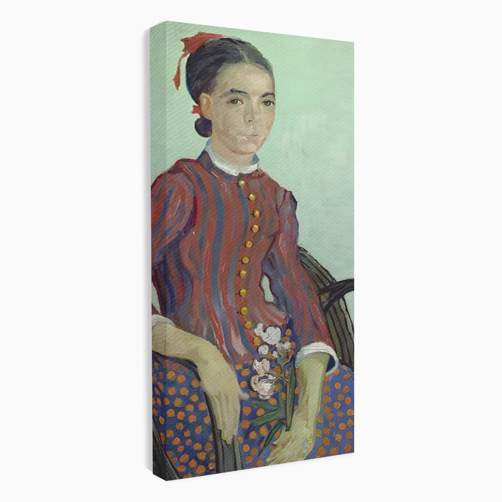 Tablou canvas cu reproducere pictura portret feminin, fara rama, pe sasiu de lemn