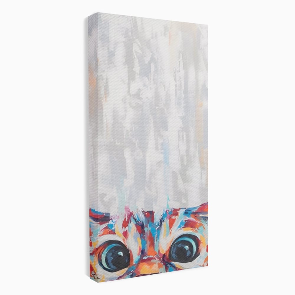 Tablou Canvas A1529, Cat Eyes , Room, Pisica, Privire, Animal, Felina, Dressing, Club Sportiv, Culori Vibrante
