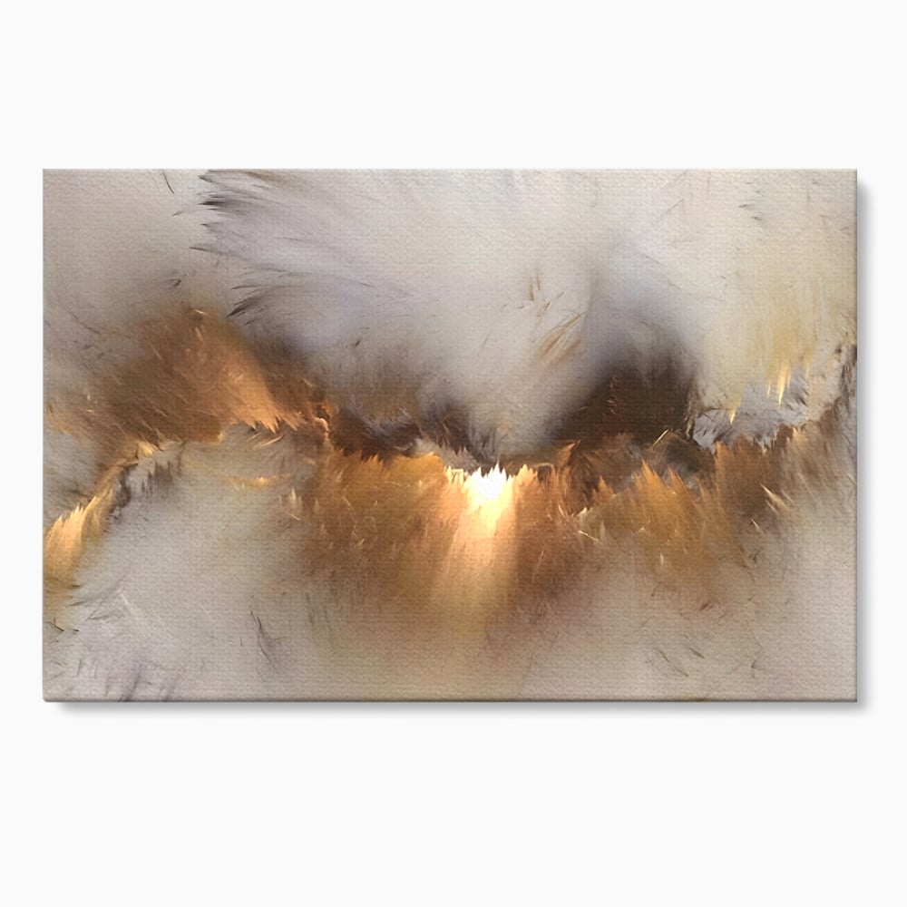 Tablou canvas cu tablou canvas cu peisaj abstract luminos, fara rama, pe sasiu de lemn