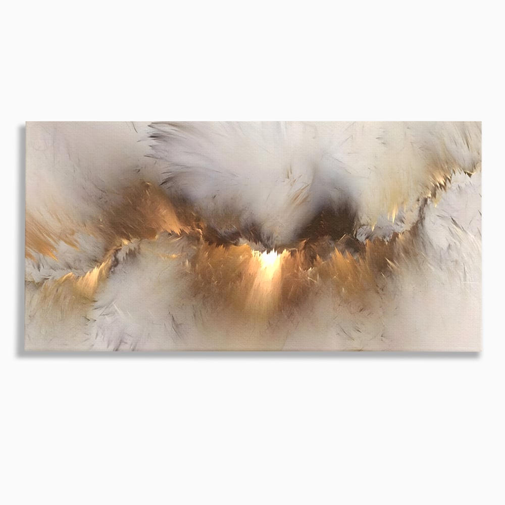 Tablou canvas cu tablou canvas cu peisaj abstract luminos, fara rama, pe sasiu de lemn