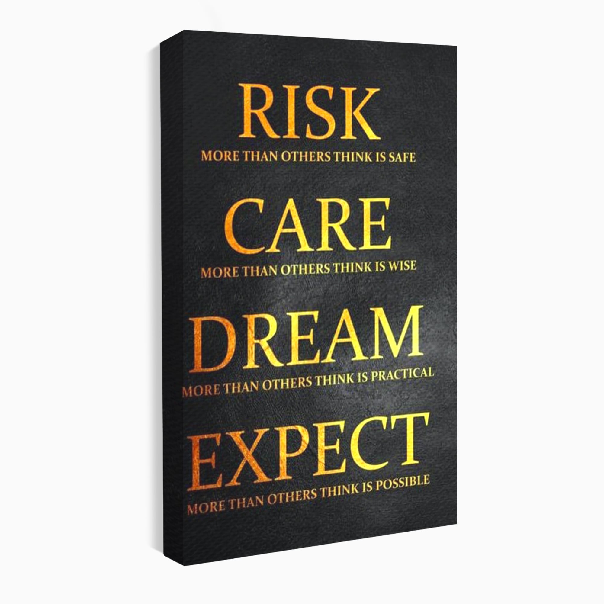 Tablou canvas cu tablou canvas cu citat motivational, fara rama, pe sasiu de lemn