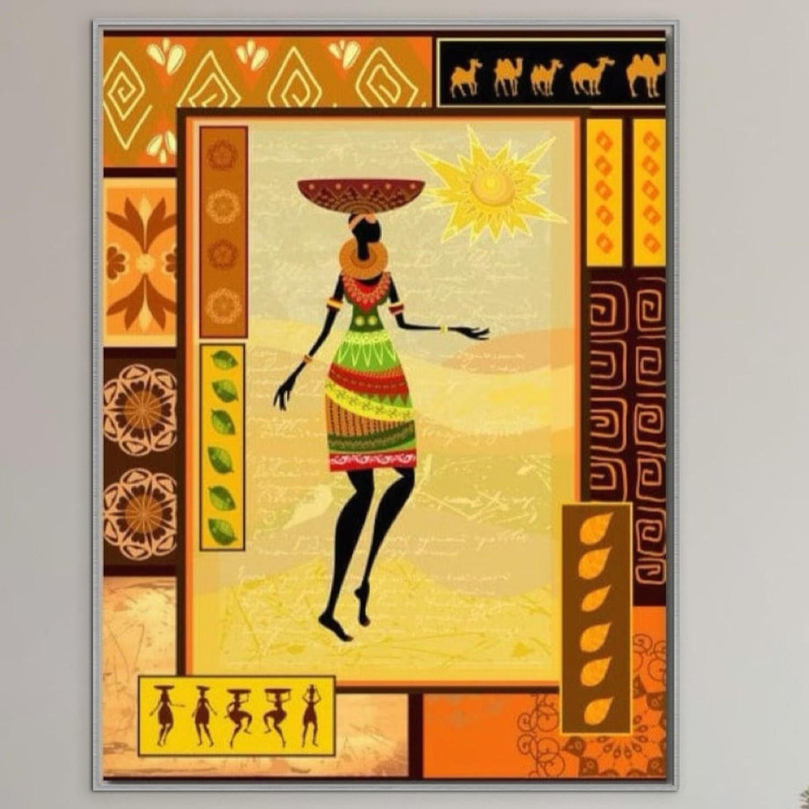 Tablou Canvas Premium, LuxCanva® G1073, Viata de Sub Soare, Drum, Traditie, Arsita, Pasi, Cultura, Pamant, Solar, Etnic, Restaurant, Living, Dormitor