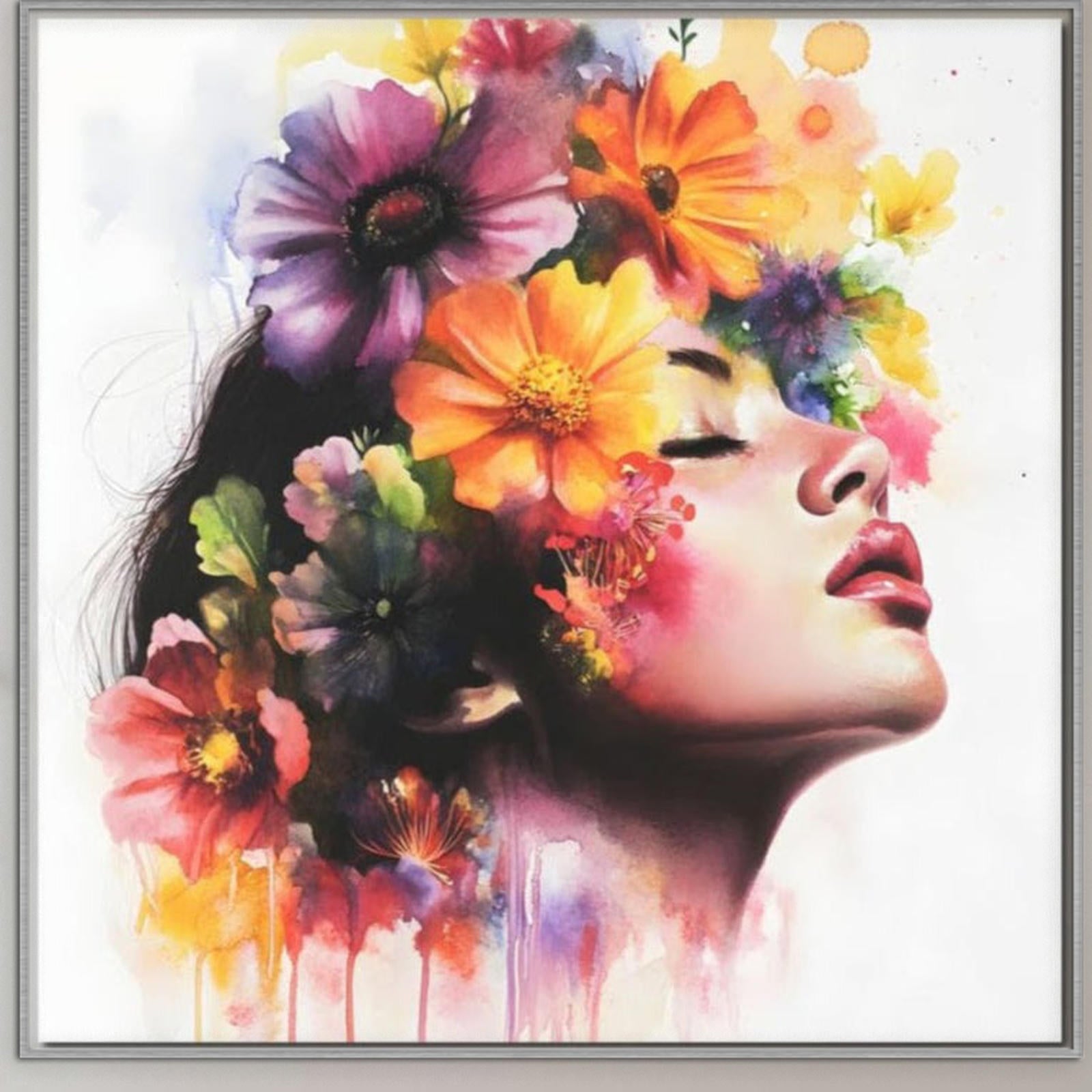 Tablou Canvas Premium, LuxCanva® G1137, Vis in Petale, Feminism, Gradina, Flori, Eleganta, Natura, Regina, Prospetime, Libertate, Arta, Cromatica, Delicatete, Birou, Living