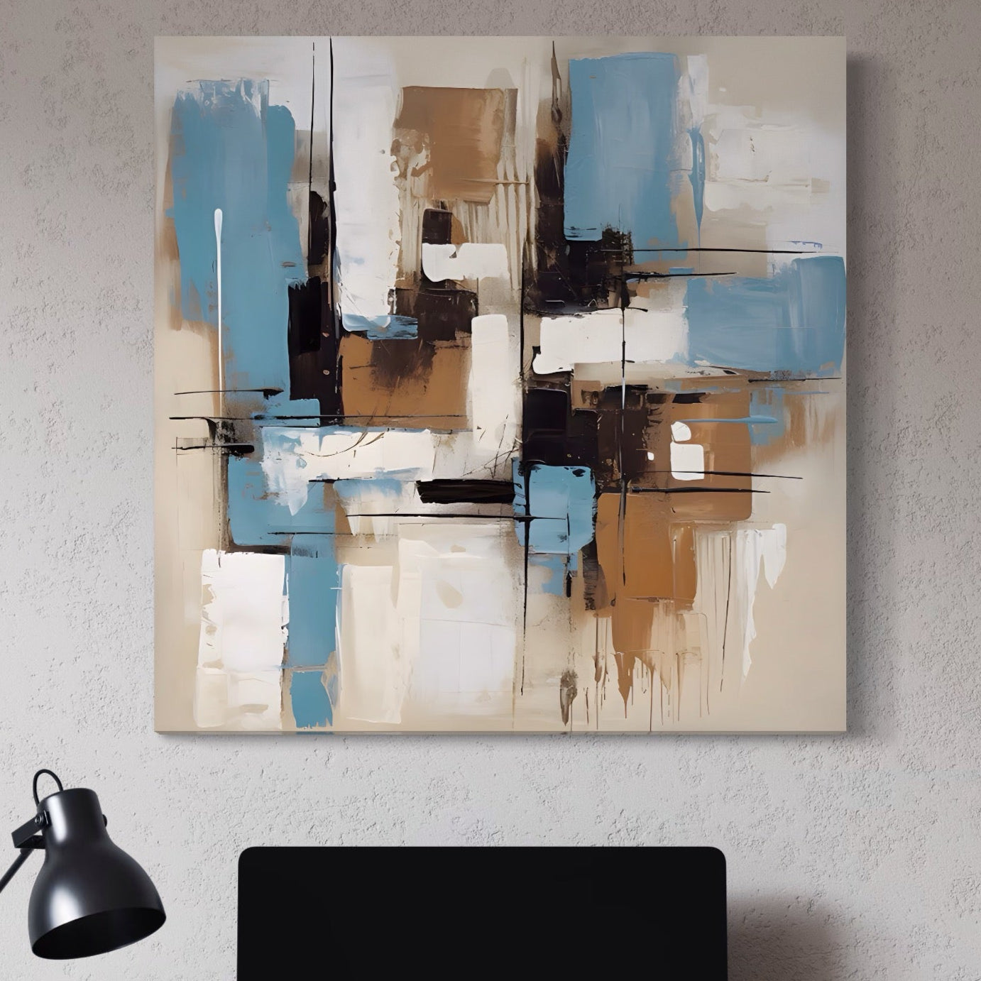 Tablou Canvas Premium LuxCanva® C1194, Pictura Abstracta , Culori, Decorativ, Living Room, Culori Vibrante