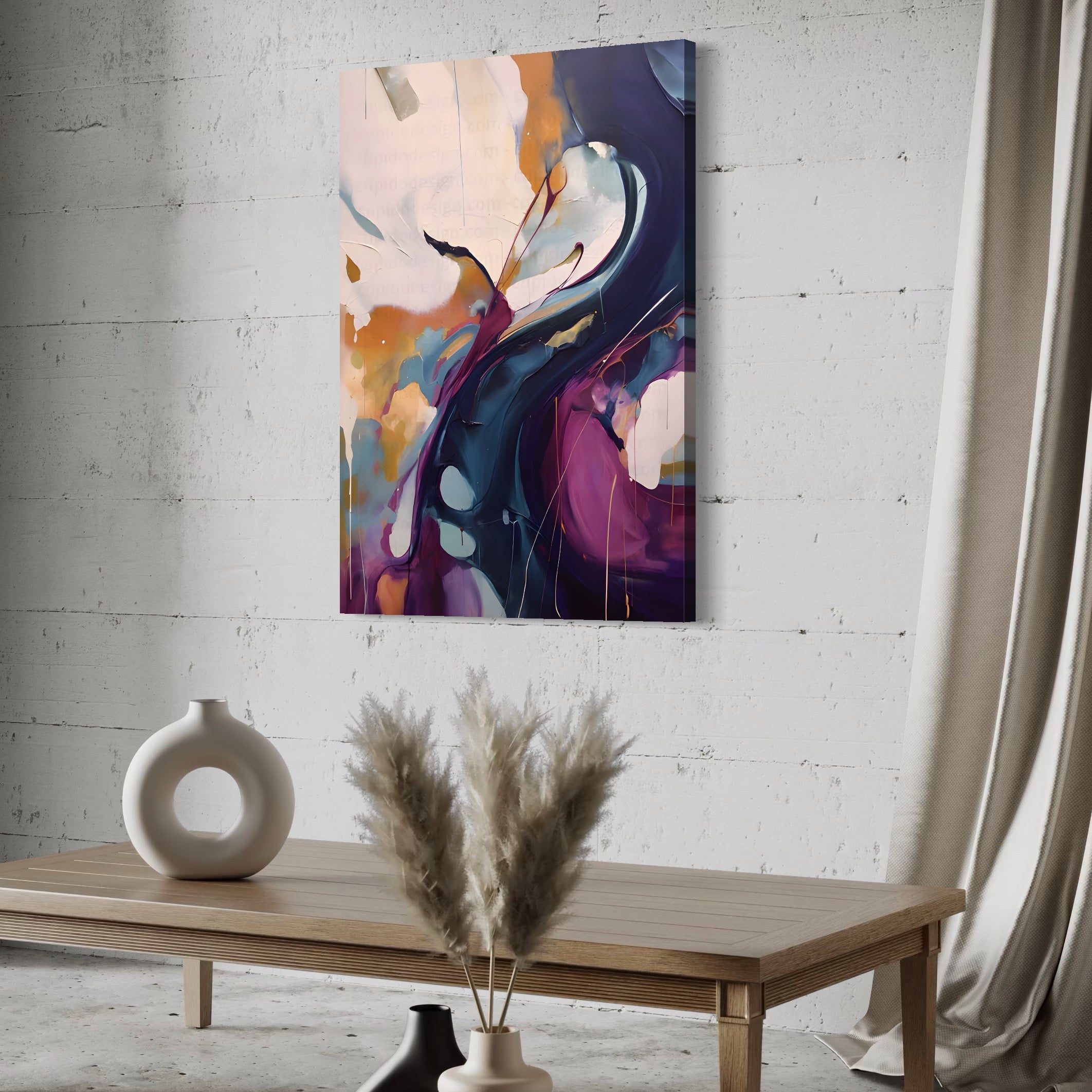 Tablou Canvas Premium LuxCanva® C1208, Paint By Katharina Rosnovsky , Relaxare, Living Room, Culori Vibrante