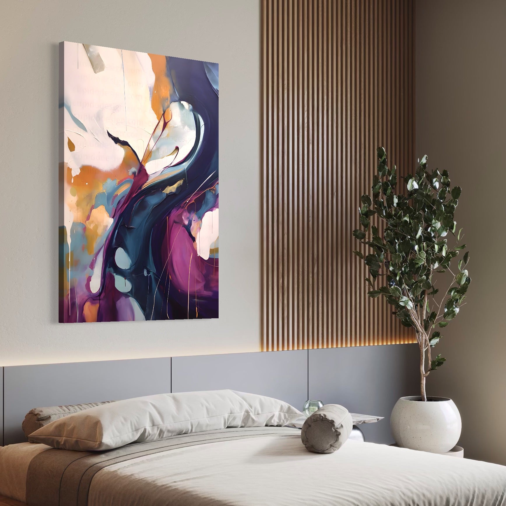 Tablou Canvas Premium LuxCanva® C1208, Paint By Katharina Rosnovsky , Relaxare, Living Room, Culori Vibrante