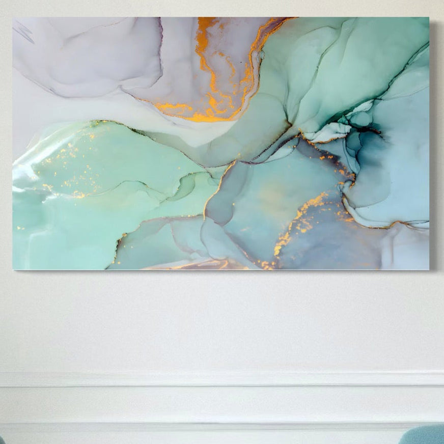 Tablou Canvas Premium LuxCanva® C1216, Colored Marble , Relaxare, Living Room, Culori Vibrante