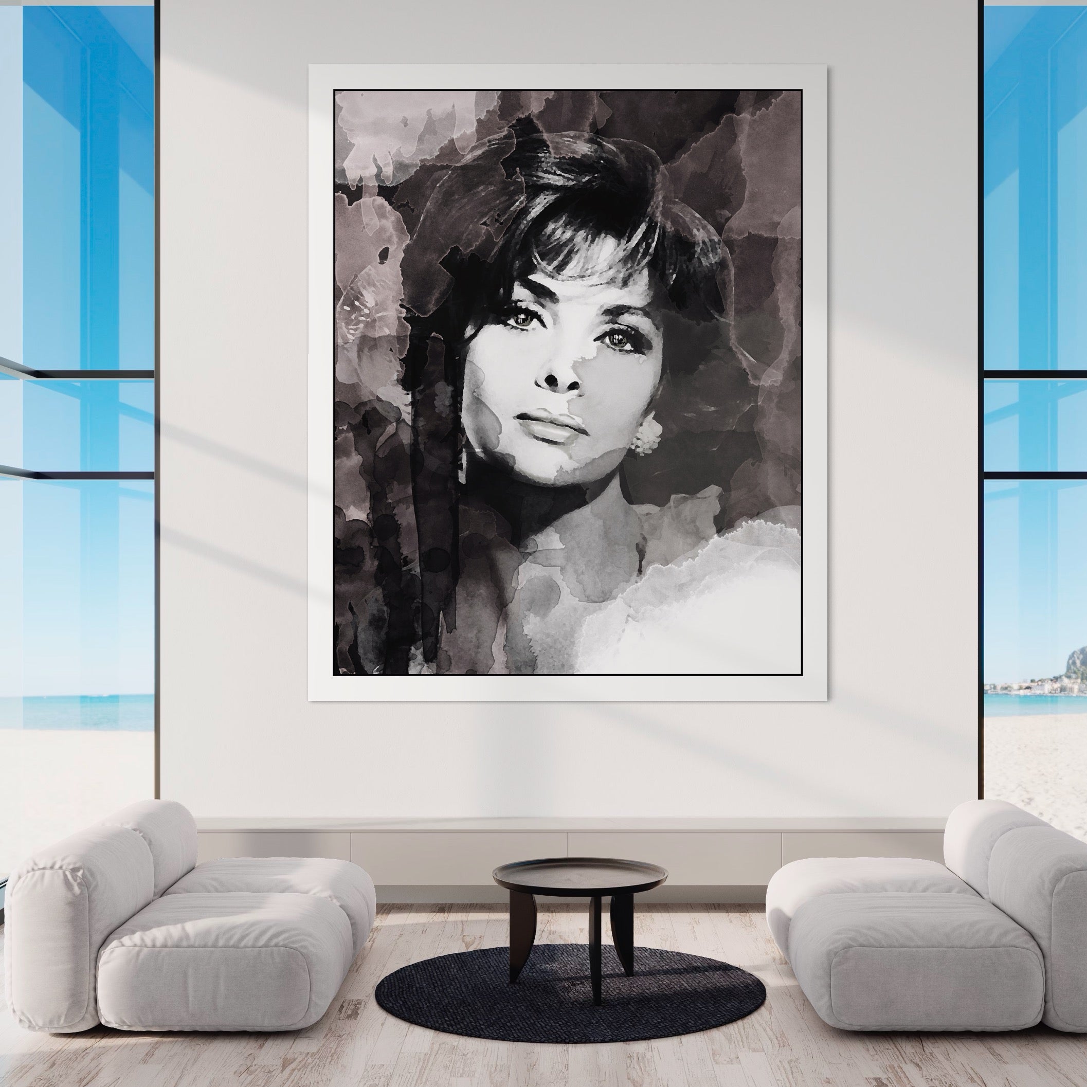 Tablou Canvas Premium LuxCanva® B1134, Diva Sophia Loren , Femeie, Living, Actrita, Italia, Fashion Icon, Dormitor, Celebritate, Oscar