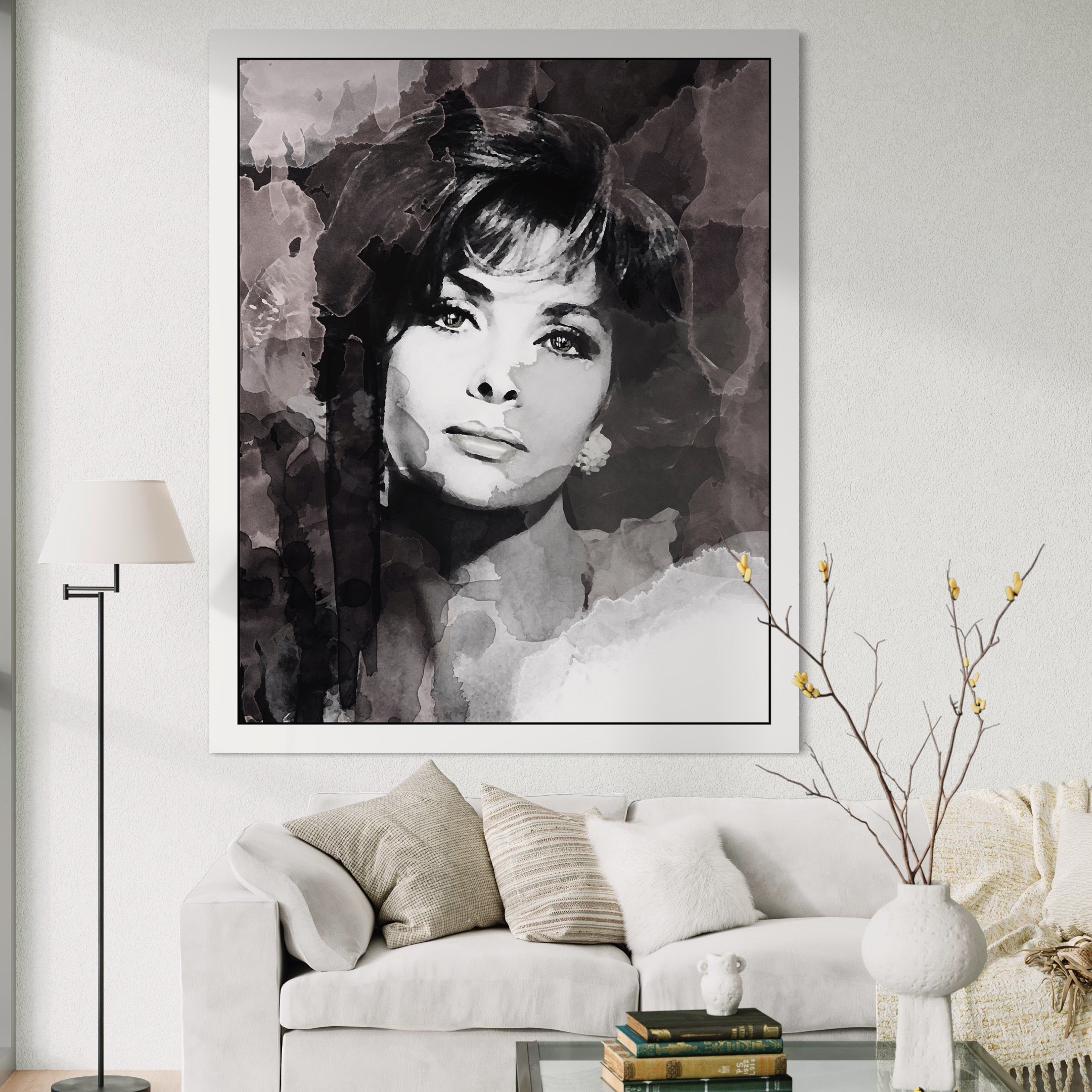 Tablou Canvas Premium LuxCanva® B1134, Diva Sophia Loren , Femeie, Living, Actrita, Italia, Fashion Icon, Dormitor, Celebritate, Oscar