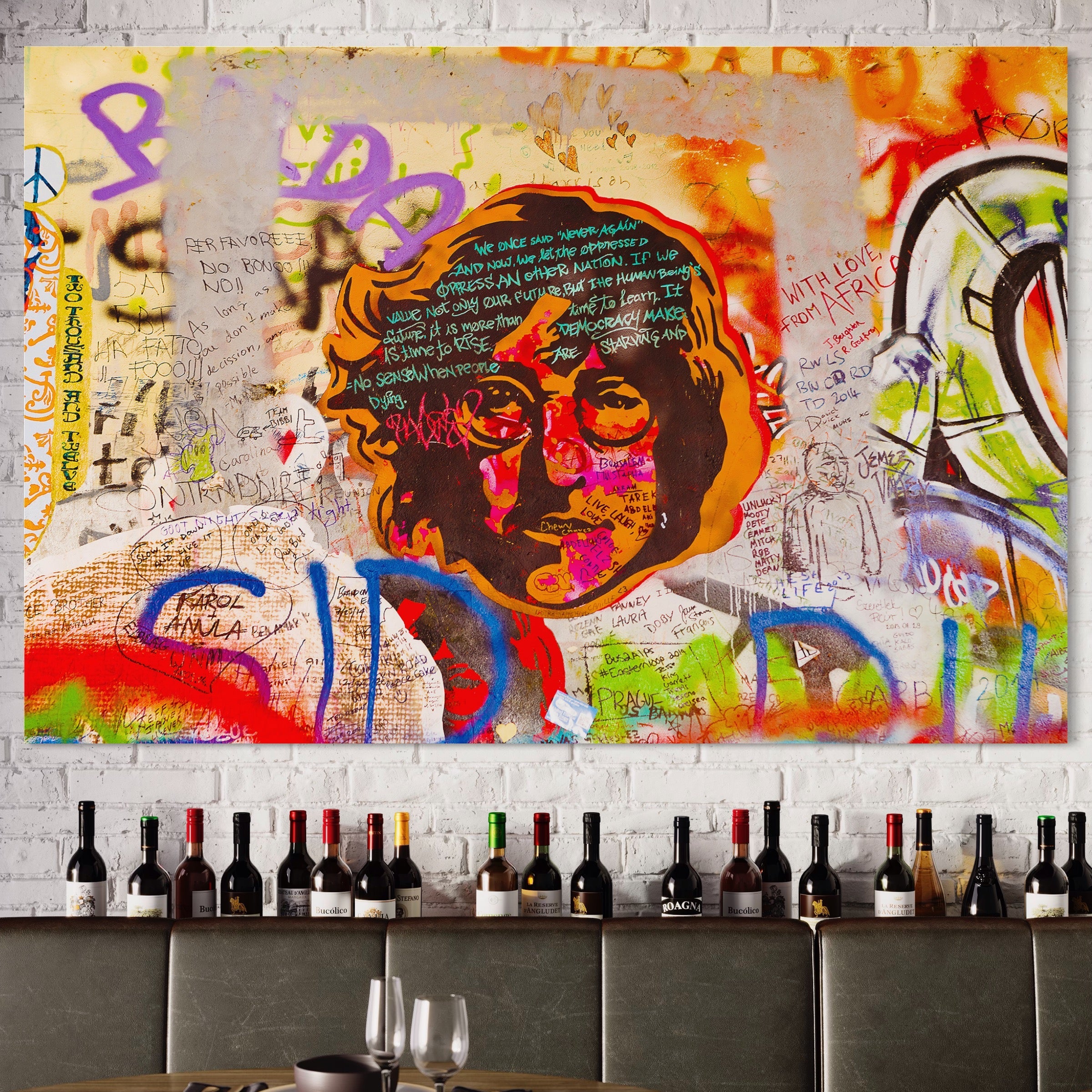 Tablou Canvas Premium LuxCanva® B1124, The Amazing John Lennon , Culori, Living, Muzician, Idol, Formatie, The Beatles, Activist, Marea Britanie, Artist, Culori Vibrante