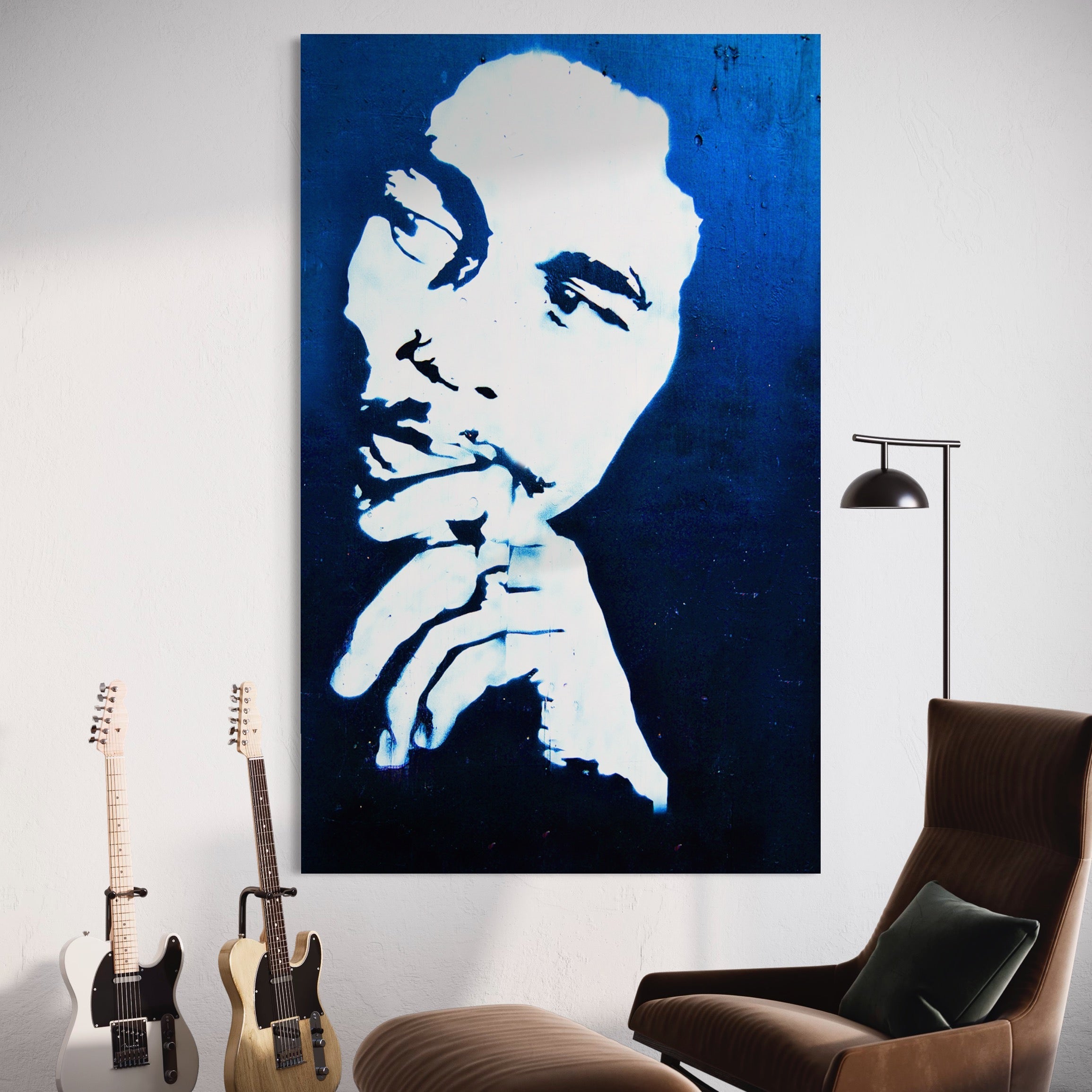 Tablou Canvas Premium LuxCanva® B1122, Bob Marley , Culori, Living, Cantaret, Jamaica, Dormitor, Portret, Reggae, Colorat