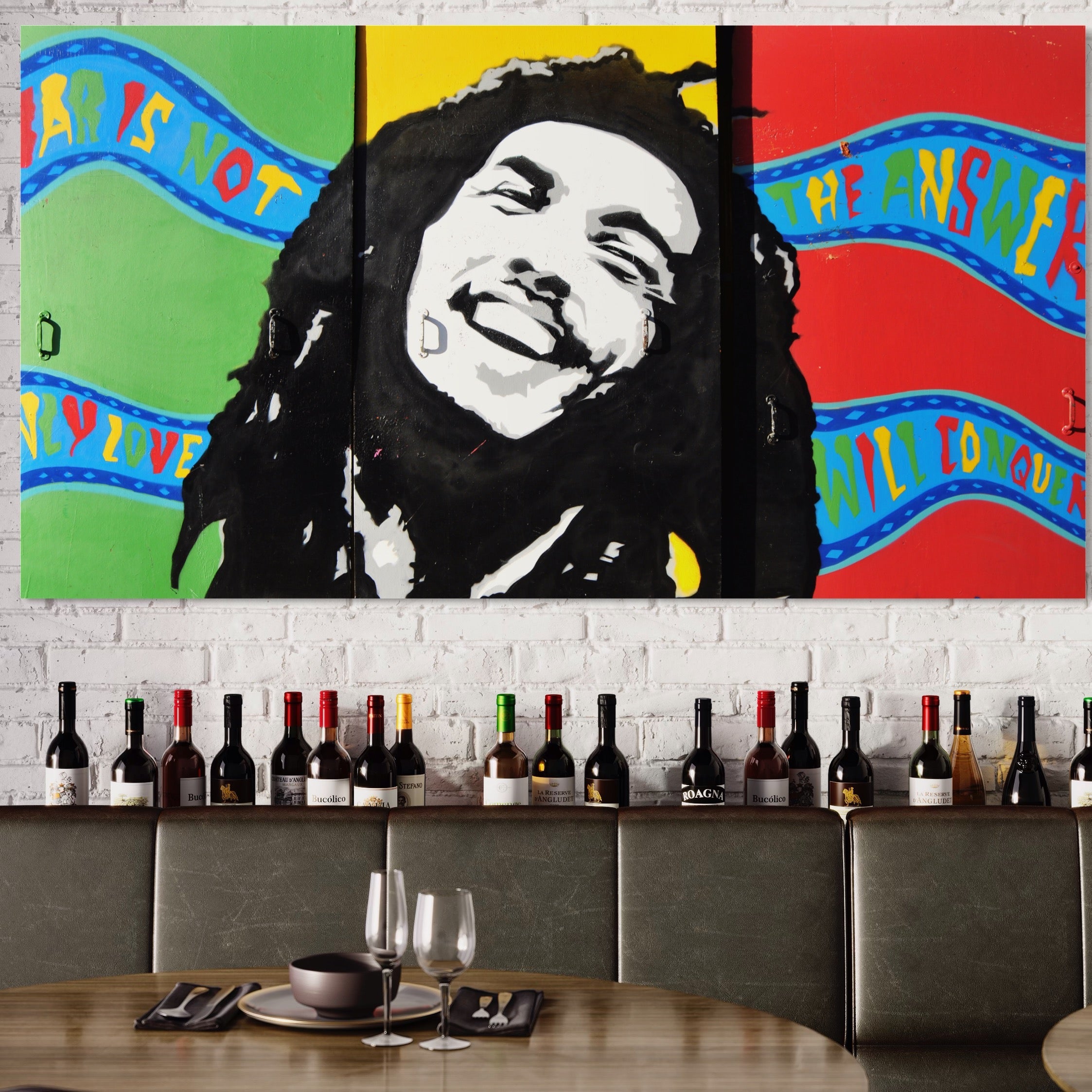 Tablou Canvas Premium LuxCanva® B1116, The Great Bob Marley , Muzician, Jamaica, Dormitor, Reggae, Living, Culori Vibrante