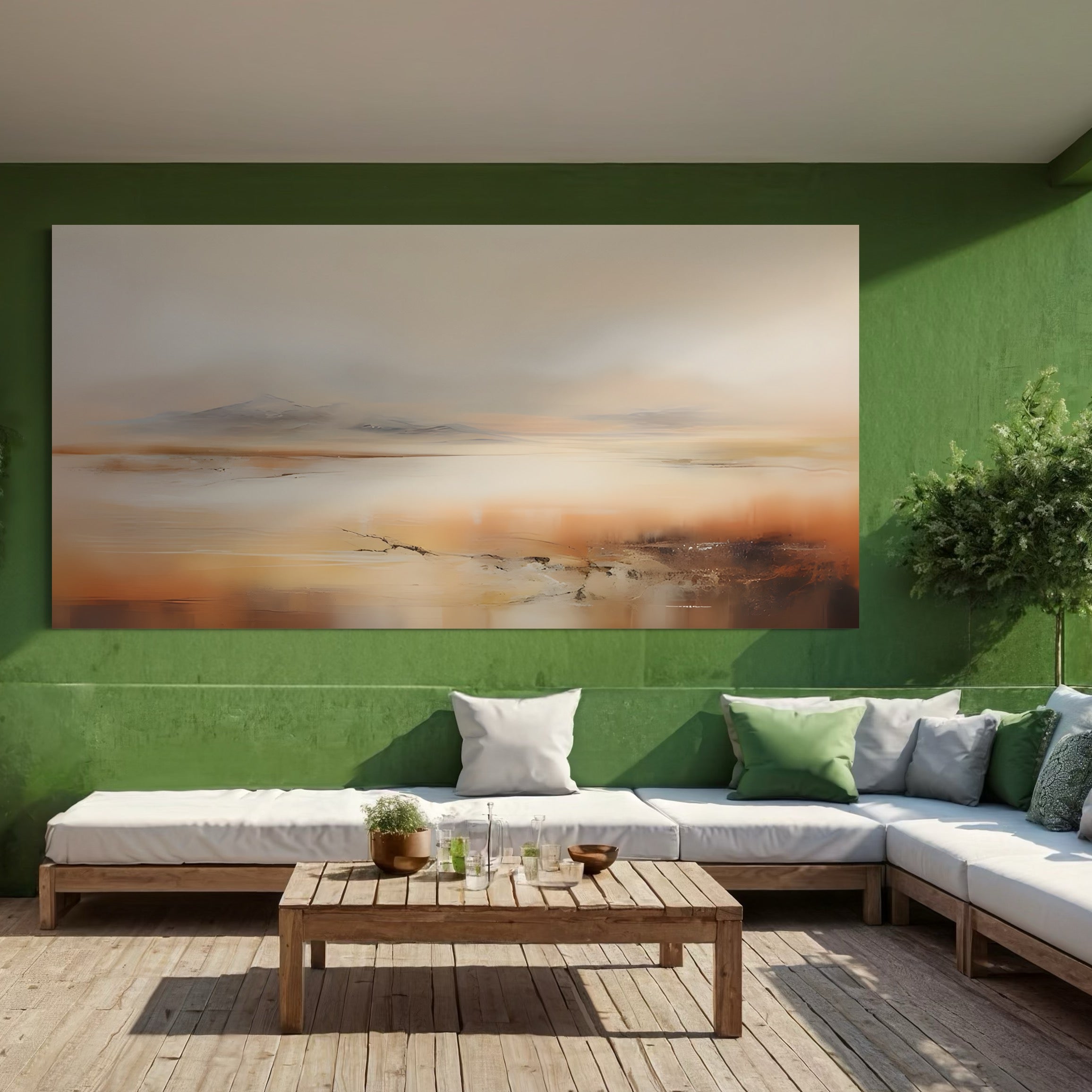 Tablou Canvas Premium LuxCanva® C1242 Walking To The Mountain , Relaxare, Living Room, Culori Vibrante