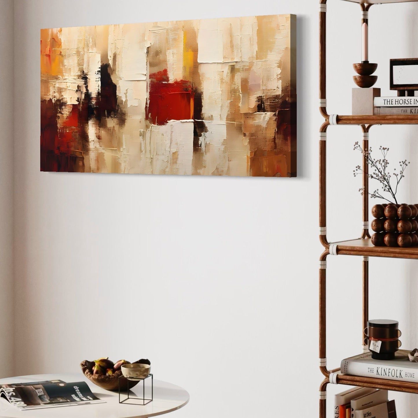 Tablou Canvas Premium LuxCanva® A1625, Abstract Pictures , Room, Decorativ, Cromatic, Contrast, Abstract, Dormitor, Culori Vibrante