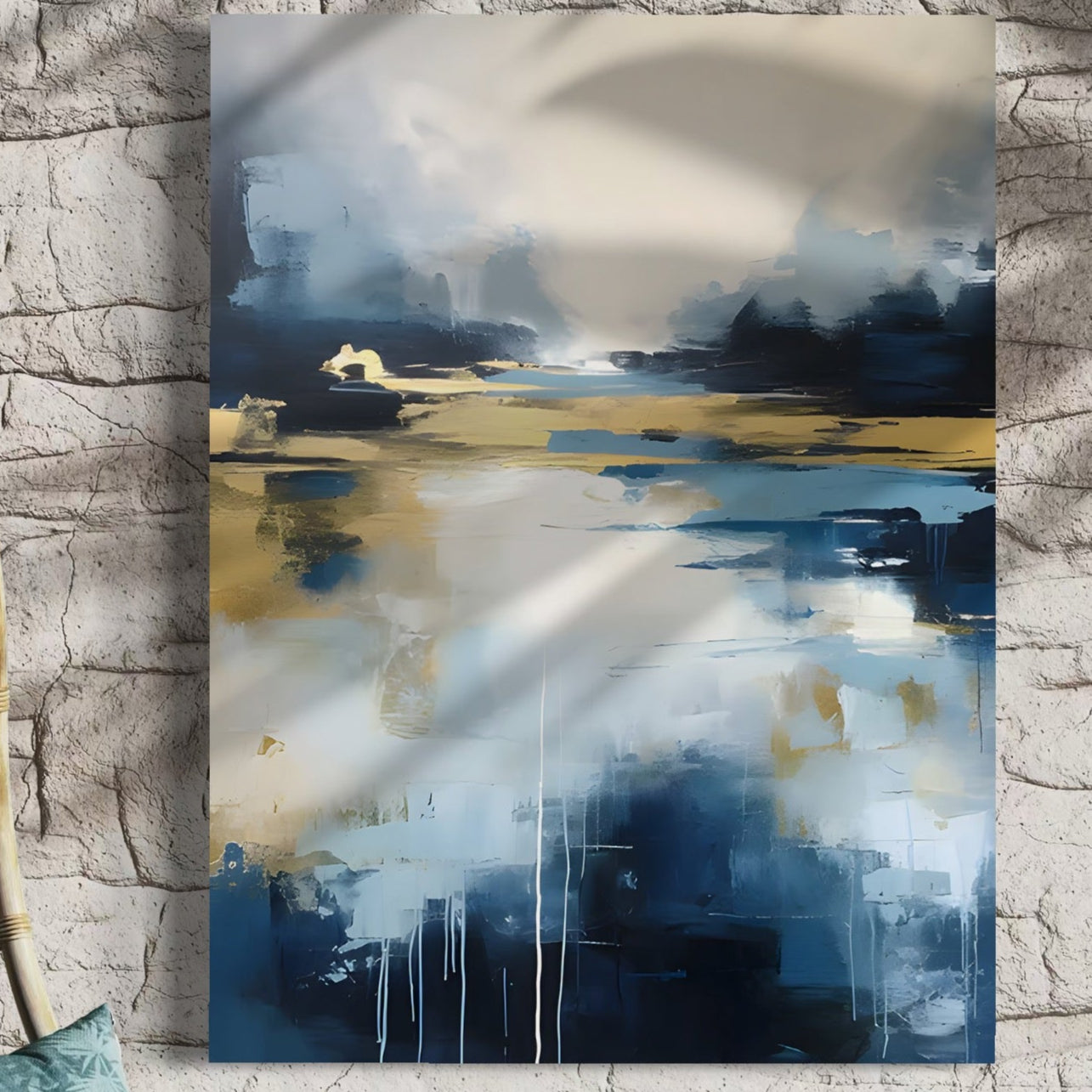 Tablou Canvas Premium LuxCanva® A1641, Rasarit Abstract , Room, Decorativ, Cer, Peisaj, Sentimente, Dormitor, Culori Vibrante