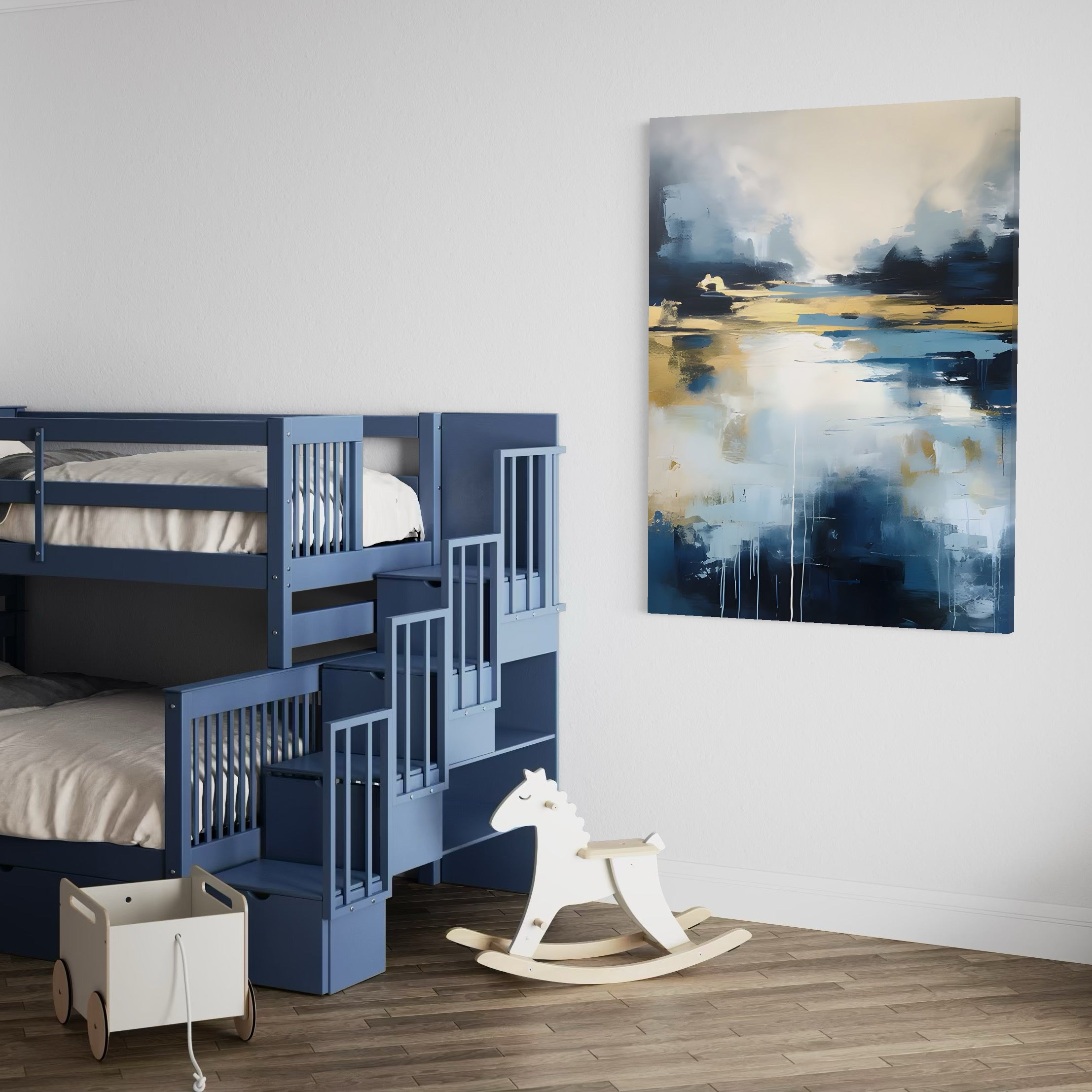 Tablou Canvas Premium LuxCanva® A1641, Rasarit Abstract , Room, Decorativ, Cer, Peisaj, Sentimente, Dormitor, Culori Vibrante