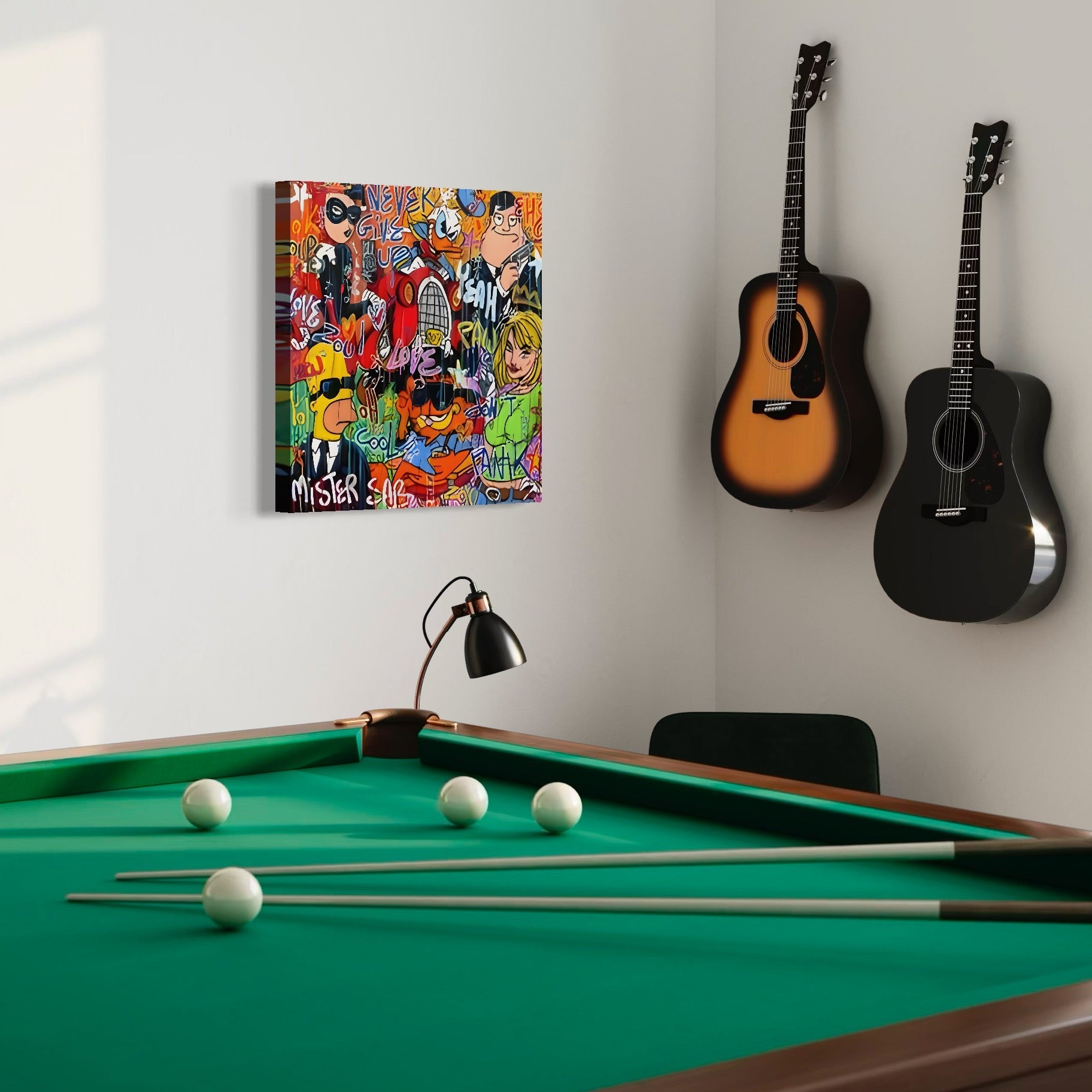 Tablou Canvas Premium LuxCanva® C1018, Cartoons Characters , Culori, Camera Copilului, Camera De Jocuri, Relaxare, Culori Vibrante