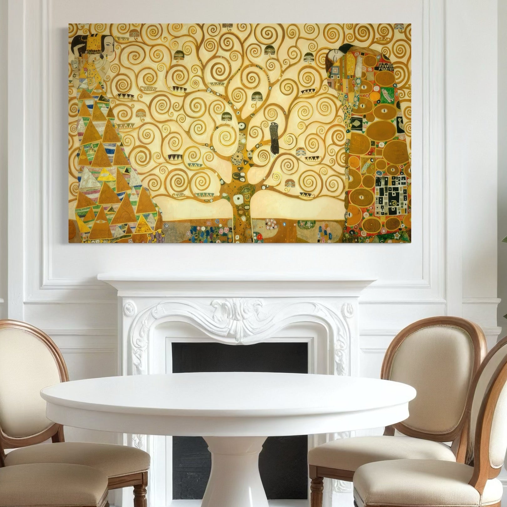 Tablou Canvas Premium LuxCanva® C1038, Tree Of Life , Copacul Vietii, Office, Living Room, Relaxare, Culori Vibrante