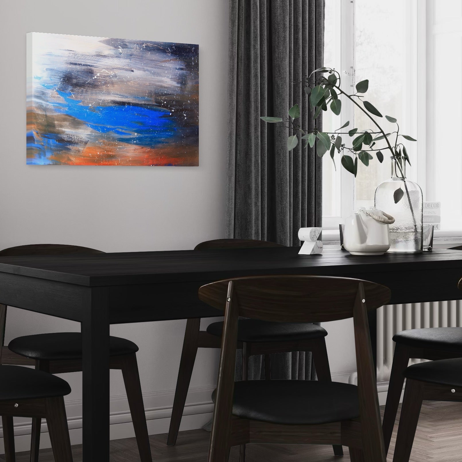 Tablou Canvas Premium LuxCanva® C1064, Pictura Abstracta , Abstract, Living Room, Office, Relaxare, Culori Vibrante