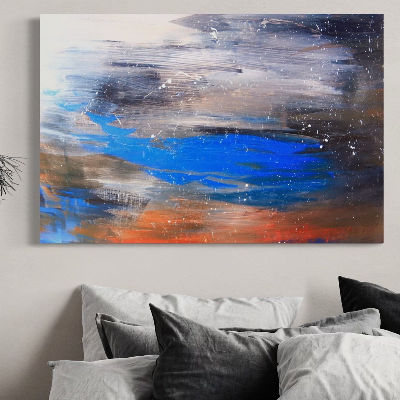 Tablou Canvas Premium LuxCanva® C1064, Pictura Abstracta , Abstract, Living Room, Office, Relaxare, Culori Vibrante